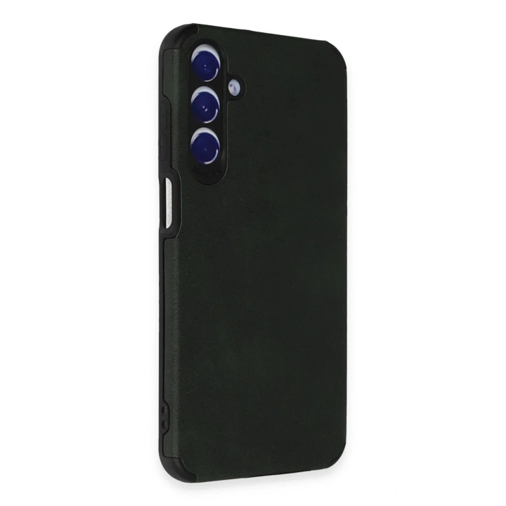 BFS Samsung Galaxy A25 5G Kılıf Loop Deri Silikon - Yeşil