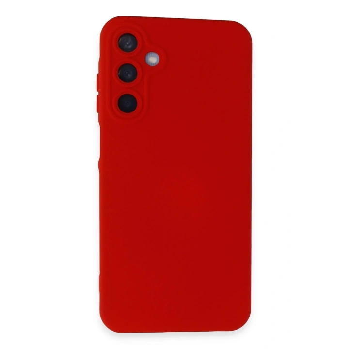 BFS  Samsung Galaxy A25 5G Kılıf Nano içi Kadife Silikon - Kırmızı