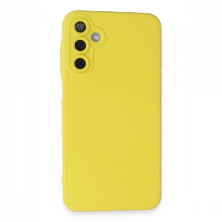 BFS  Samsung Galaxy A25 5G Kılıf Nano içi Kadife Silikon - Sarı