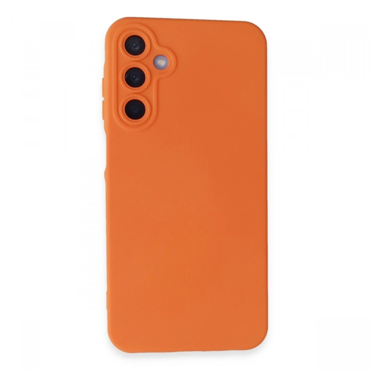 BFS  Samsung Galaxy A25 5G Kılıf Nano içi Kadife Silikon - Turuncu