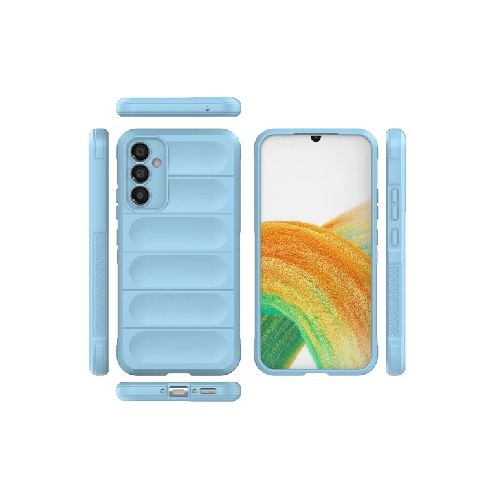 BFS  Samsung Galaxy A25 5G Kılıf Optimum Silikon - Sky Blue