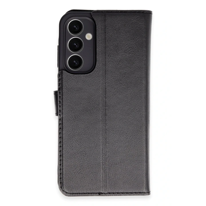 BFS  Samsung Galaxy A25 5G Kılıf Trend S Plus Kapaklı Kılıf - Siyah