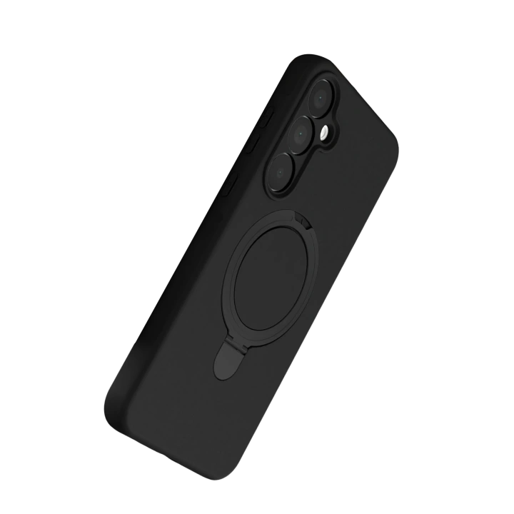 BFS  Samsung Galaxy A25 5G Regal Magsafe Standlı Kapak - Siyah