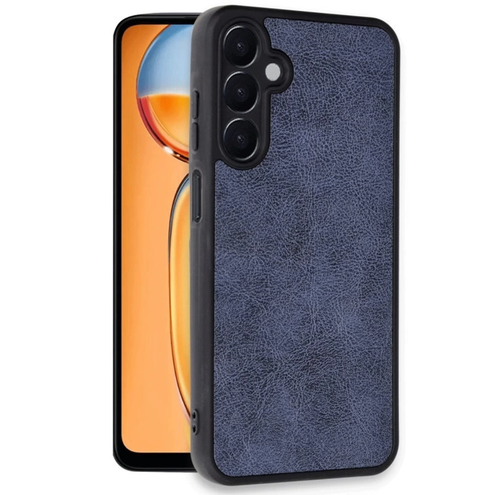 BFS  Samsung Galaxy A26 Kılıf Aras Deri Kapak - Lacivert