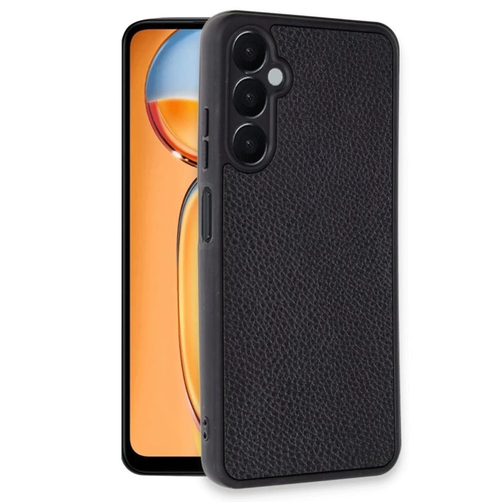 BFS  Samsung Galaxy A26 Kılıf Aras Deri Kapak - Siyah