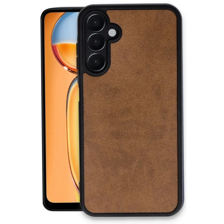 BFS  Samsung Galaxy A26 Kılıf Aras Deri Kapak - Taba