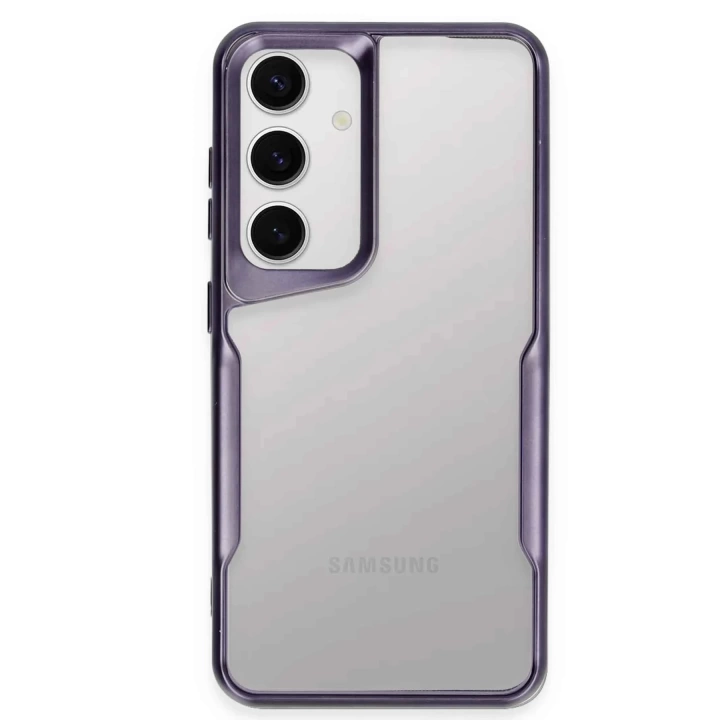 BFS  Samsung Galaxy A26 Kılıf Boyi Silikon Kapak - Derin Mor
