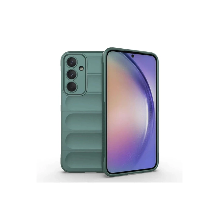 BFS  Samsung Galaxy A26 Kılıf Optimum Silikon - Koyu Yeşil