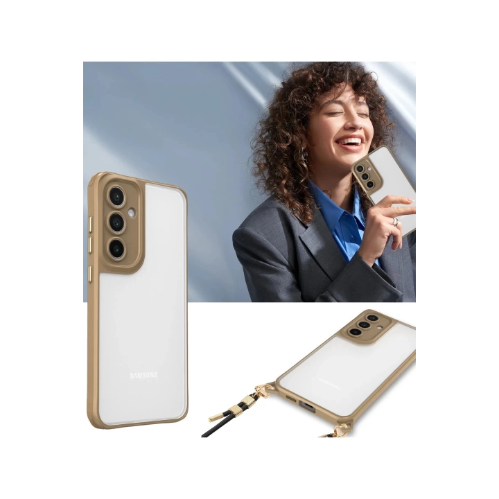 BFS  Samsung Galaxy A26 Kılıf Penta Silikon Kılıf - Çöl Titanyum