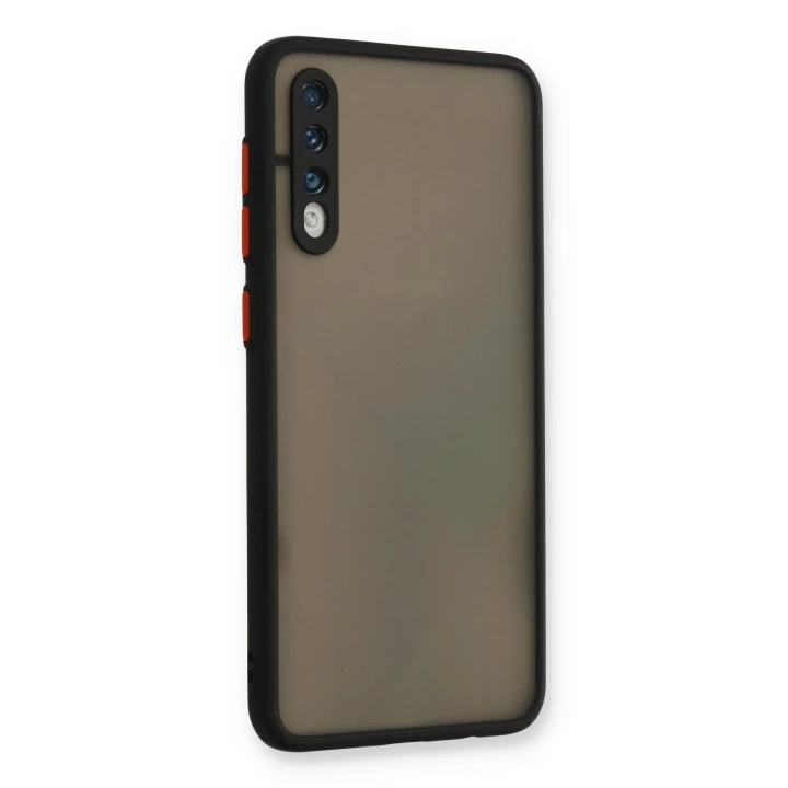 BFS  Samsung Galaxy A30S Kılıf Montreal Silikon Kapak - Siyah