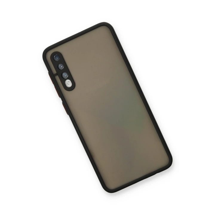 BFS  Samsung Galaxy A30S Kılıf Montreal Silikon Kapak - Siyah