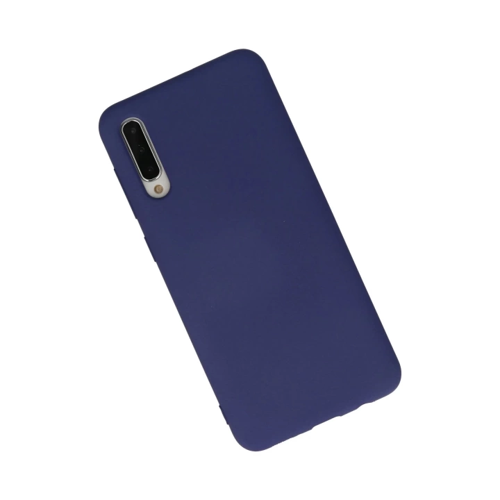 BFS  Samsung Galaxy A30S Kılıf Nano içi Kadife Silikon - Lacivert