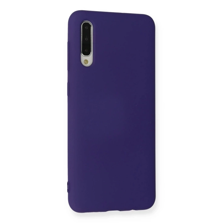 BFS  Samsung Galaxy A30S Kılıf Nano içi Kadife Silikon - Mor