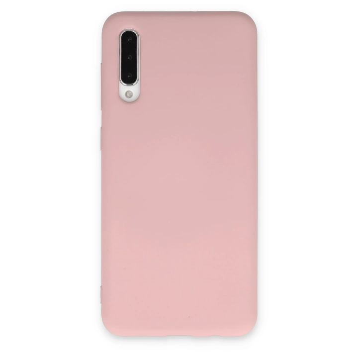BFS  Samsung Galaxy A30S Kılıf Nano içi Kadife Silikon - Pudra