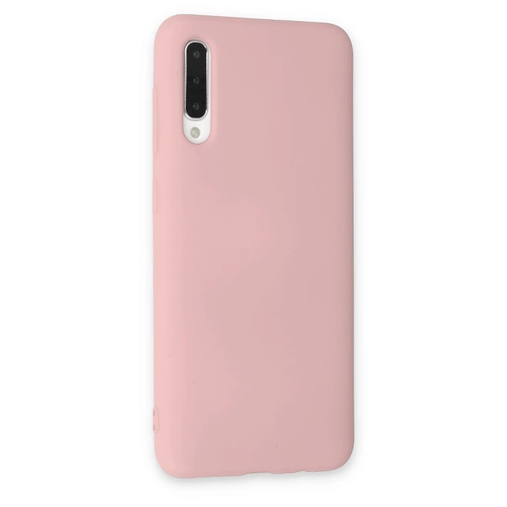 BFS  Samsung Galaxy A30S Kılıf Nano içi Kadife Silikon - Pudra