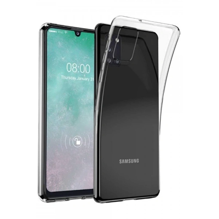 BFS  Samsung Galaxy A31 Kılıf Lüx Şeffaf Silikon
