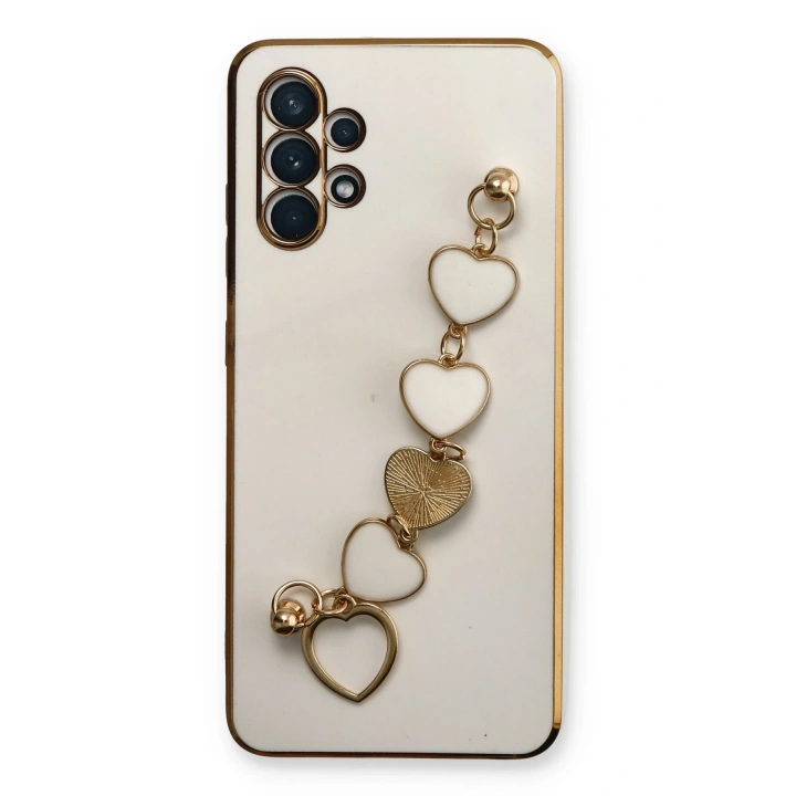 BFS  Samsung Galaxy A32 Kılıf Esila Silikon - Beyaz