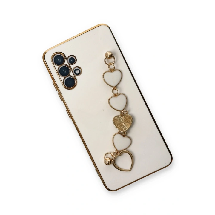 BFS  Samsung Galaxy A32 Kılıf Esila Silikon - Beyaz