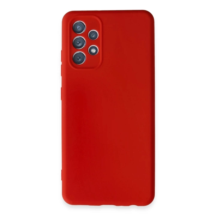 BFS  Samsung Galaxy A32 Kılıf First Silikon - Kırmızı