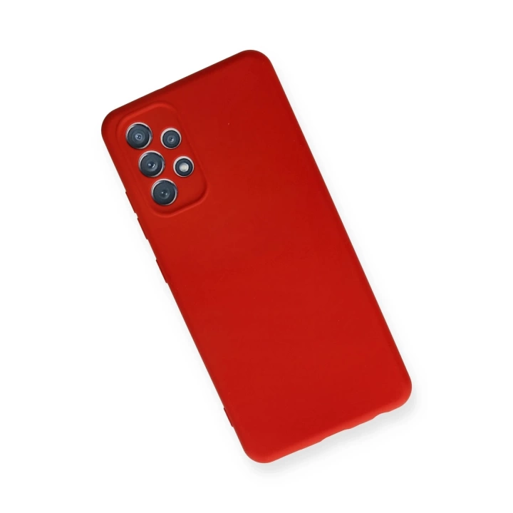 BFS  Samsung Galaxy A32 Kılıf Nano içi Kadife Silikon - Kırmızı