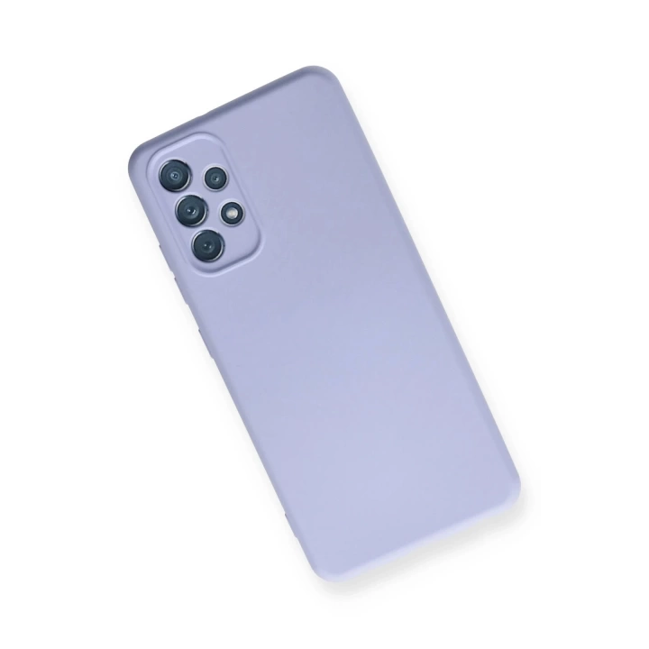 BFS  Samsung Galaxy A32 Kılıf Nano içi Kadife Silikon - Lila