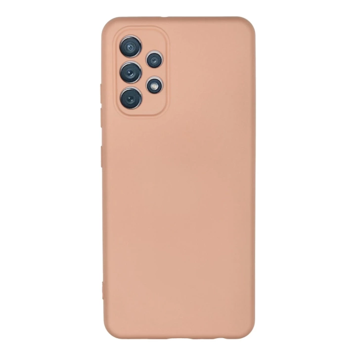 BFS  Samsung Galaxy A32 Kılıf Nano içi Kadife Silikon - Pudra