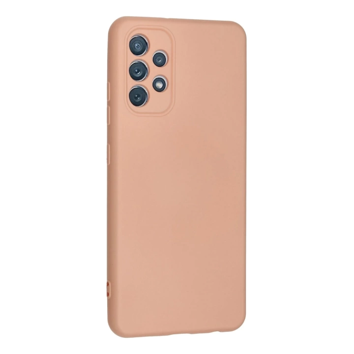 BFS  Samsung Galaxy A32 Kılıf Nano içi Kadife Silikon - Pudra