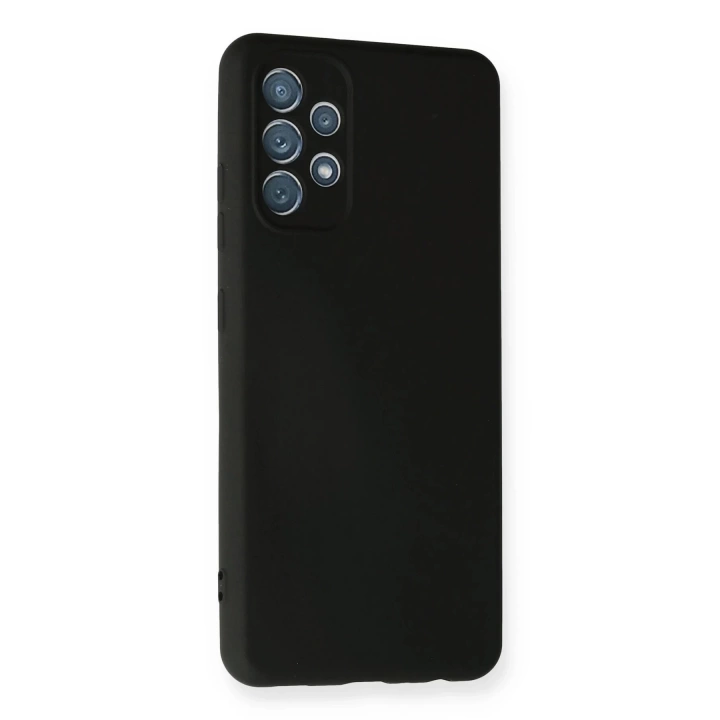 BFS  Samsung Galaxy A32 Kılıf Nano içi Kadife Silikon - Siyah