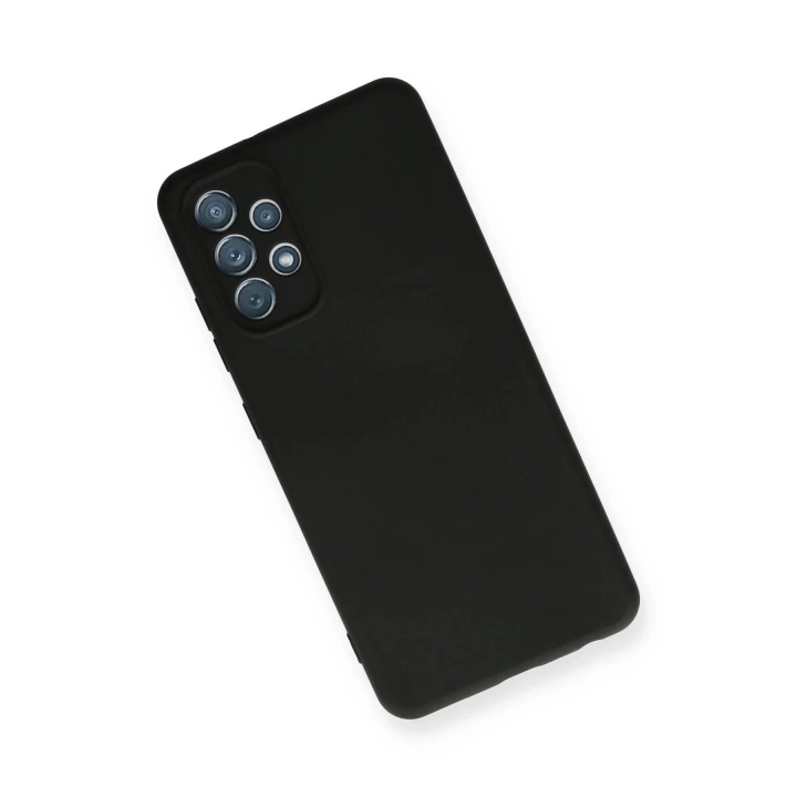 BFS  Samsung Galaxy A32 Kılıf Nano içi Kadife Silikon - Siyah