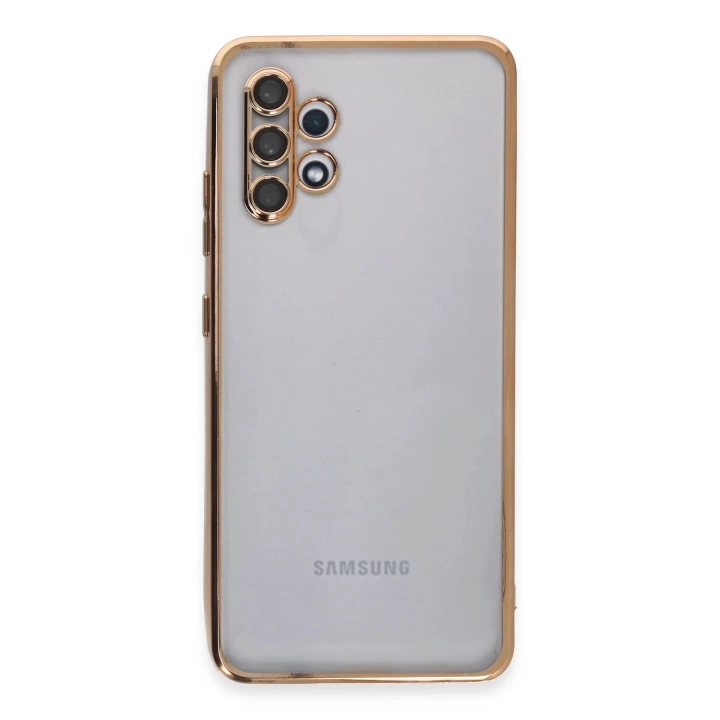 BFS  Samsung Galaxy A32 Kılıf Razer Lensli Silikon - Gold