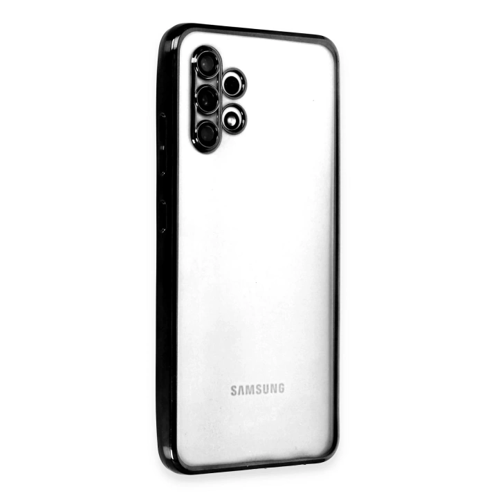 BFS  Samsung Galaxy A32 Kılıf Razer Lensli Silikon - Siyah