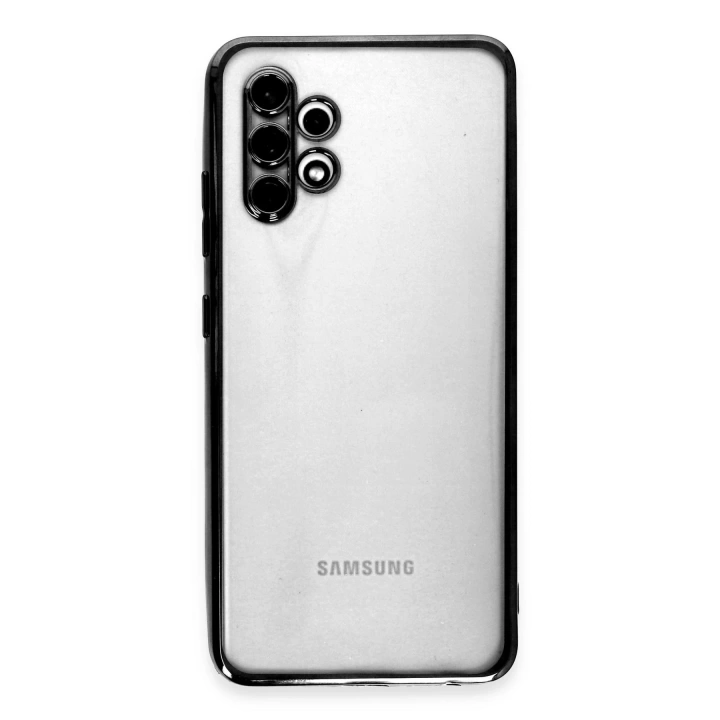 BFS  Samsung Galaxy A32 Kılıf Razer Lensli Silikon - Siyah