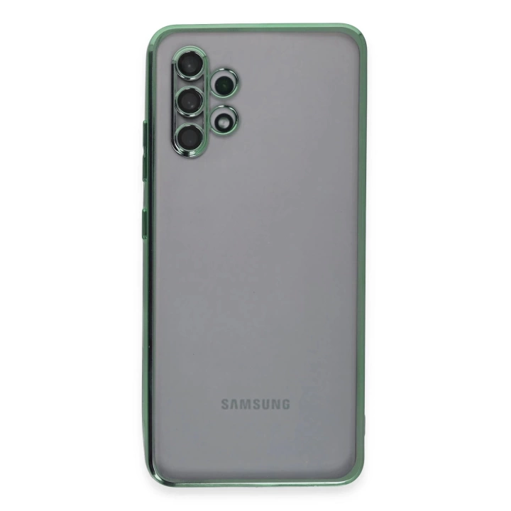 BFS  Samsung Galaxy A32 Kılıf Razer Lensli Silikon - Yeşil