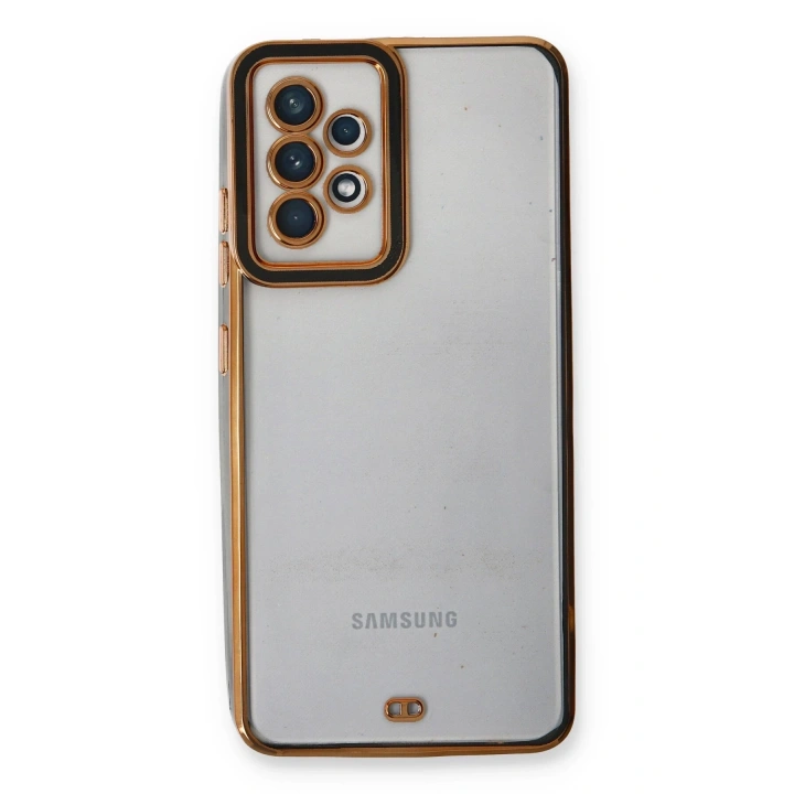 BFS  Samsung Galaxy A33 5G Kılıf Liva Lens Silikon - Siyah