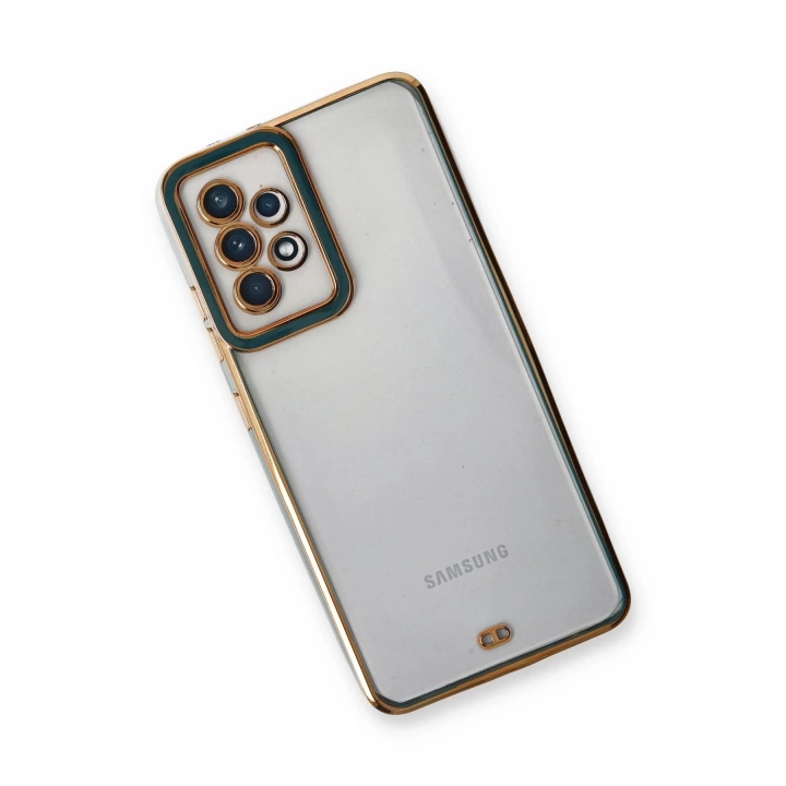 BFS  Samsung Galaxy A33 5G Kılıf Liva Lens Silikon - Yeşil
