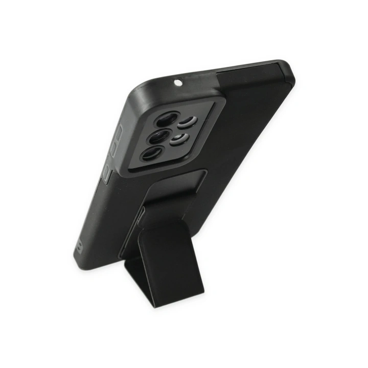 BFS  Samsung Galaxy A33 5G Kılıf Mega Standlı Silikon - Siyah