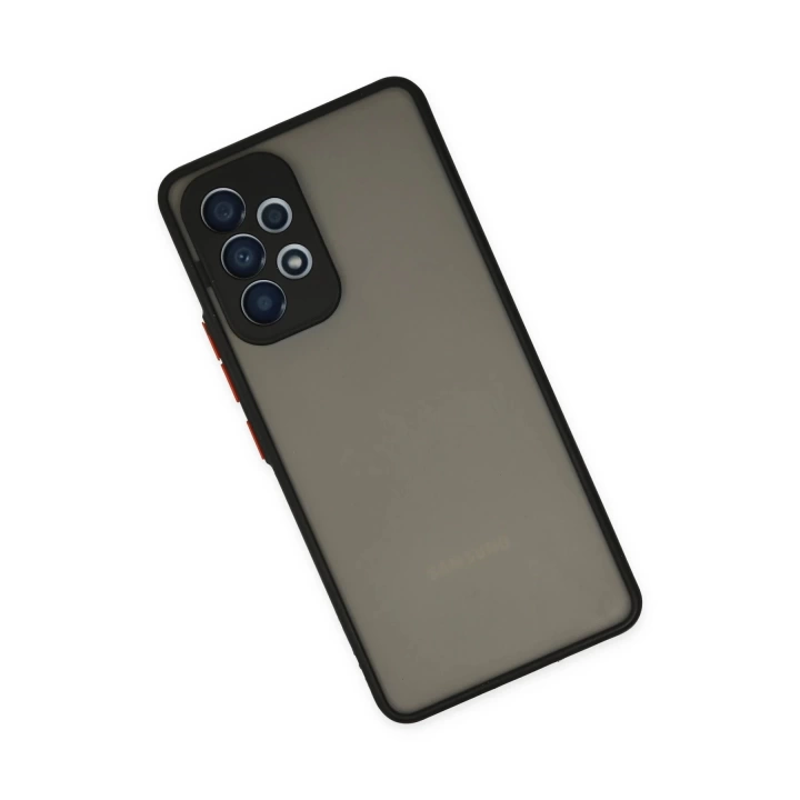 BFS  Samsung Galaxy A33 5G Kılıf Montreal Silikon Kapak - Siyah