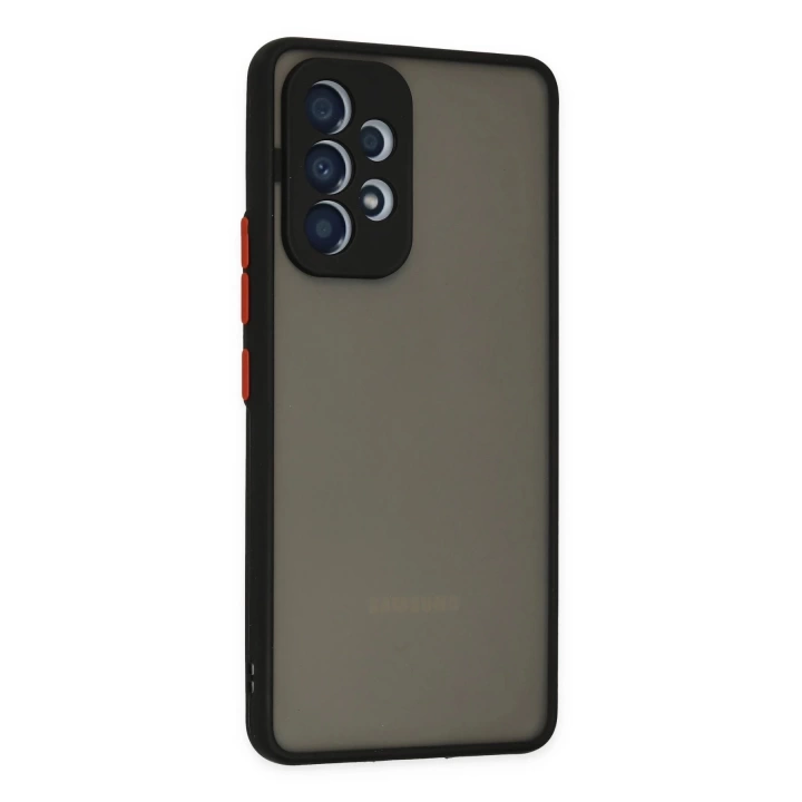 BFS  Samsung Galaxy A33 5G Kılıf Montreal Silikon Kapak - Siyah