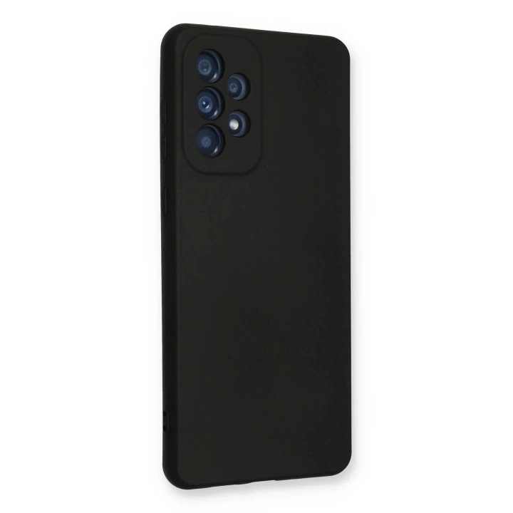 BFS  Samsung Galaxy A33 5G Kılıf Nano içi Kadife Silikon - Siyah
