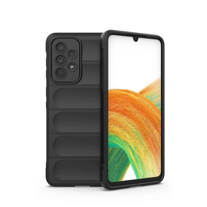 BFS  Samsung Galaxy A33 5G Kılıf Optimum Silikon - Siyah