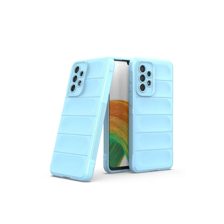 BFS  Samsung Galaxy A33 5G Kılıf Optimum Silikon - Sky Blue