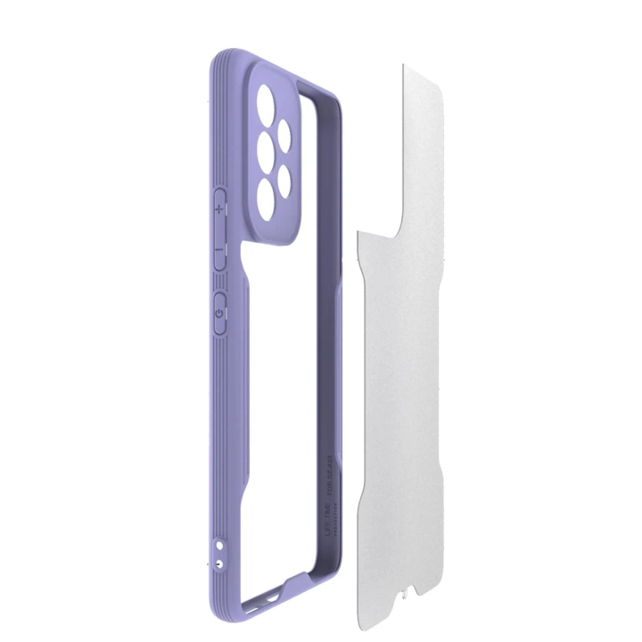 BFS  Samsung Galaxy A33 5G Kılıf Platin Silikon - Siyah