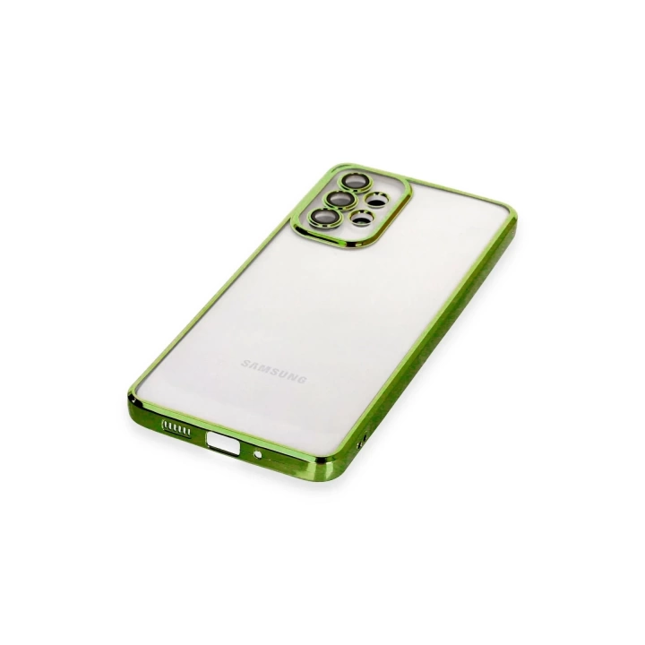 BFS  Samsung Galaxy A33 5G Kılıf Razer Lensli Silikon - Yeşil