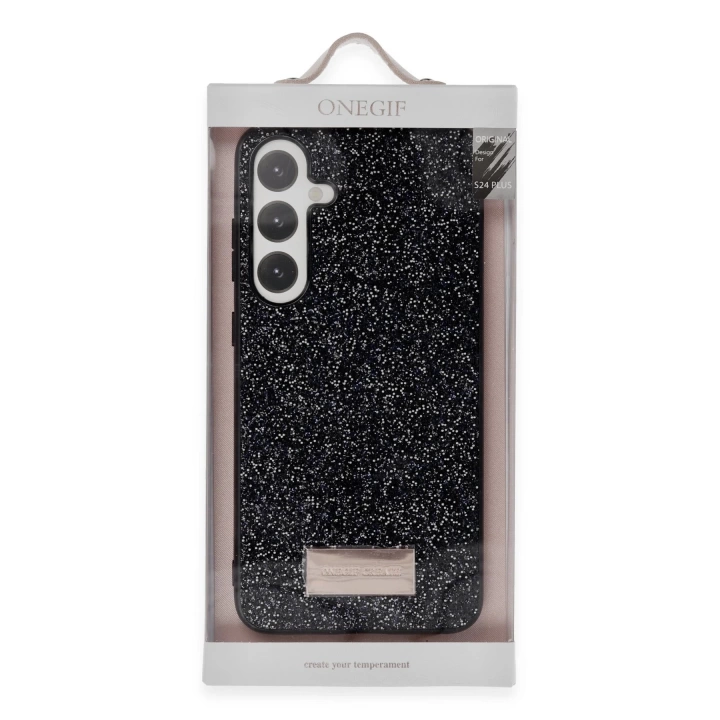 BFS Samsung Galaxy A34 5G Bright Simli Kapak - Gold