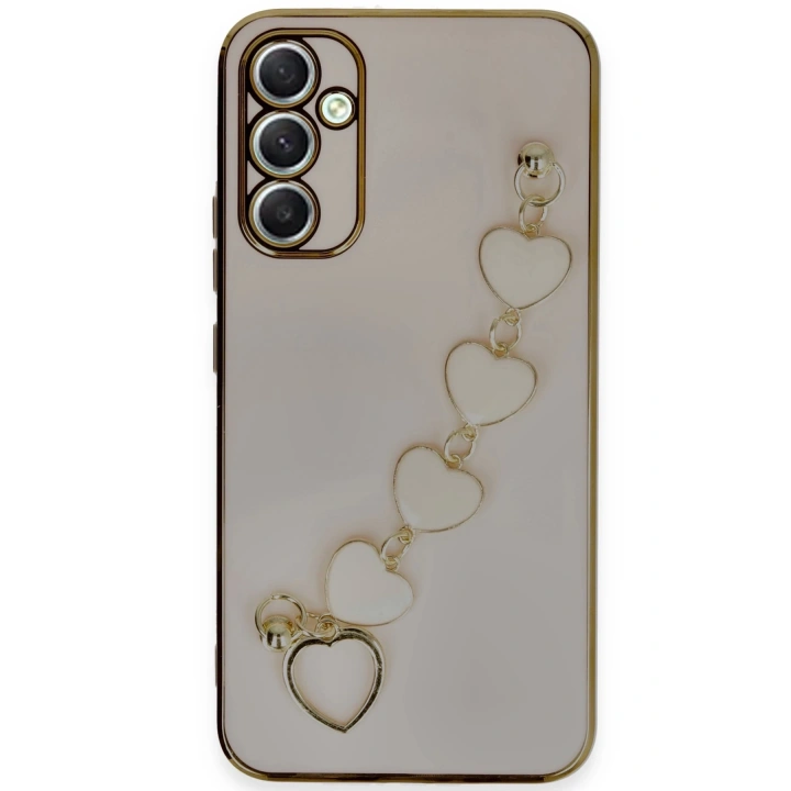 BFS  Samsung Galaxy A34 5G Kılıf Esila Silikon - Pudra