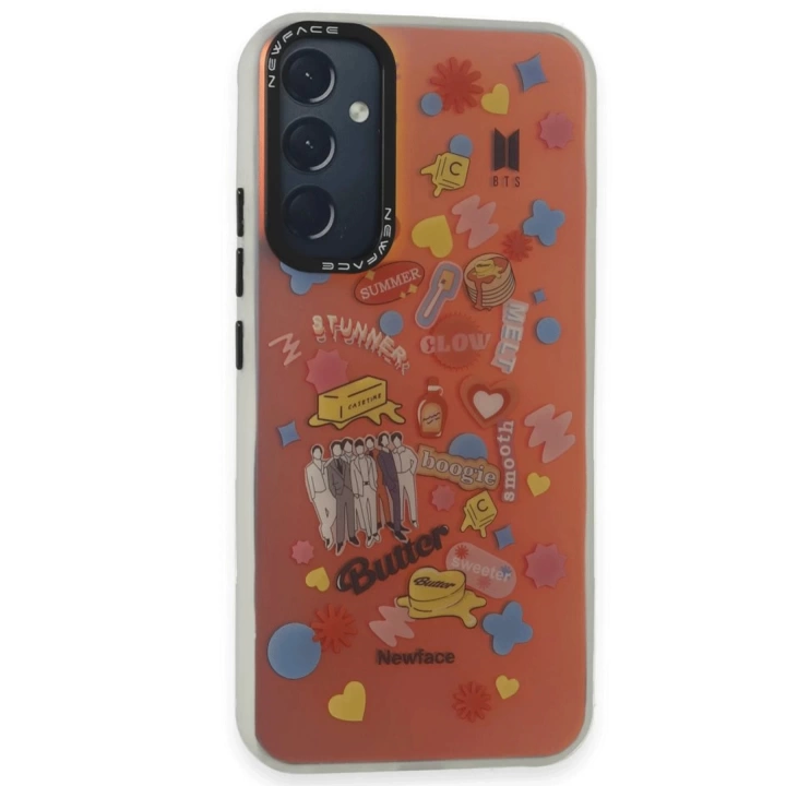BFS  Samsung Galaxy A34 5G Kılıf Estoril Desenli Kapak - Estoril - 16