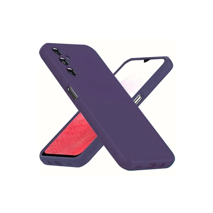 BFS  Samsung Galaxy A34 5G Kılıf First Silikon - Mor