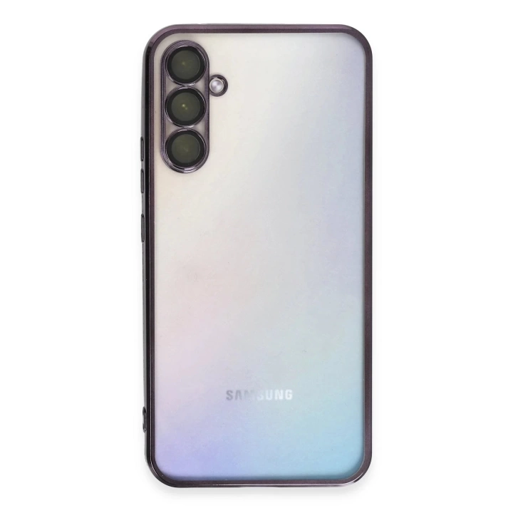 BFS Samsung Galaxy A34 5G Kılıf Lensli Silikon - Mor