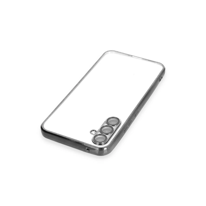 BFS  Samsung Galaxy A34 5G Kılıf  Lensli Silikon - Siyah