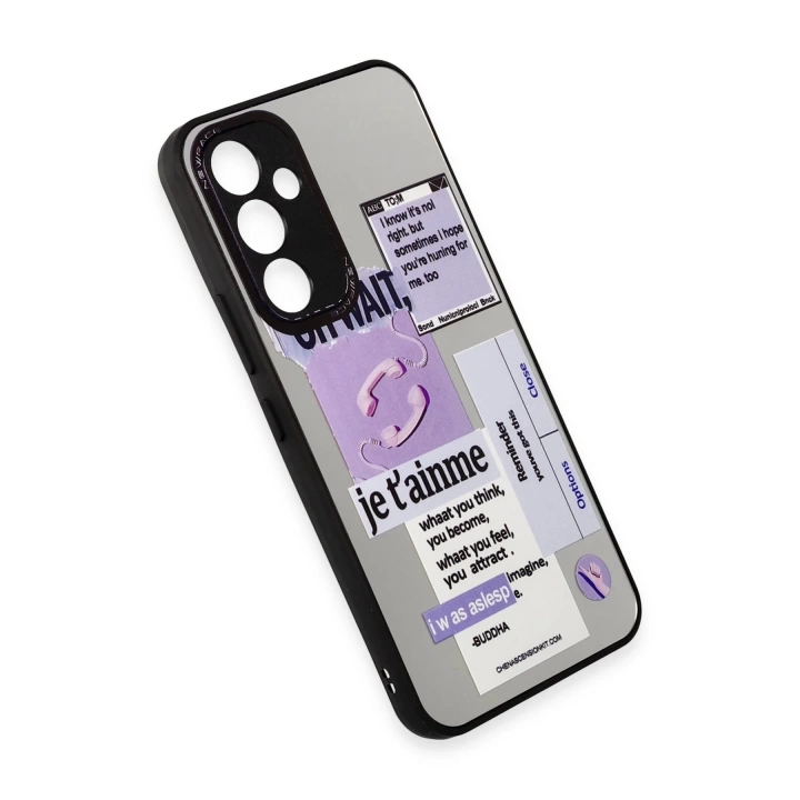BFS  Samsung Galaxy A34 5G Kılıf Mirror Desenli Kapak - Mirror - 4
